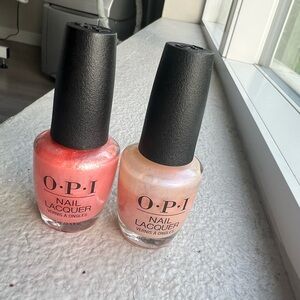 OPI Nail polish Color 8247(rosy future) and 7145 (princesses rule)